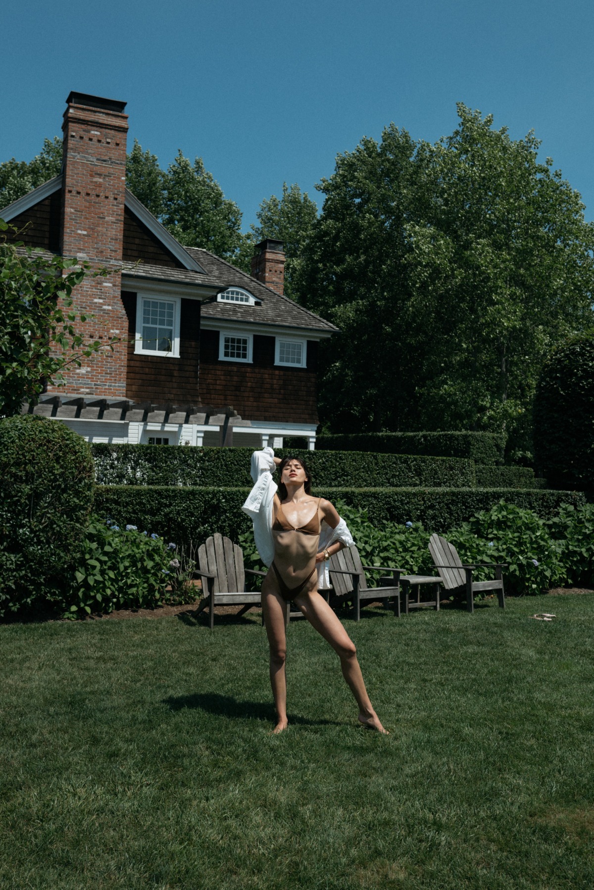 NEW SHOOT FOR SOMMER SWIM IN THE HAMPTONS - NATALIE OFF DUTY